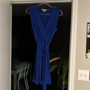 Blue banana republic wrap dress size medium. Great condition